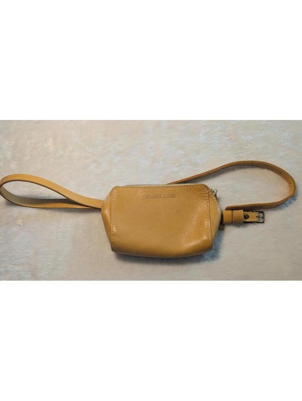 Portland Leather Small Tan Leather Waist Bag